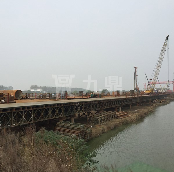武漢(han)市(shi)政路橋-天(tian)河機(ji)場(chang)S9標(biao)段(duan)2鋼(gang)便(bian)橋(qiao)
